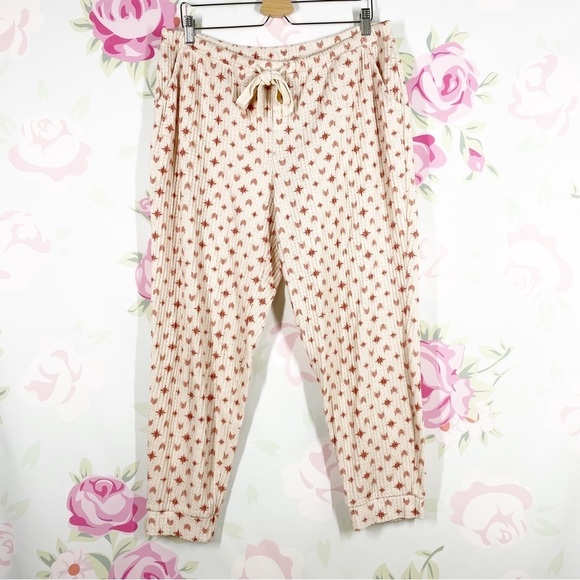 Soma Other - SOMA Printed Waffle Knit Lounge Pajama Bottom Pants XL